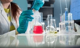 Scientists working in a laboratory